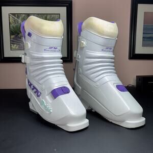 Raichle RX770 Ladies Ski Boots 292MM Size eu 7 us 8.5 White Purple